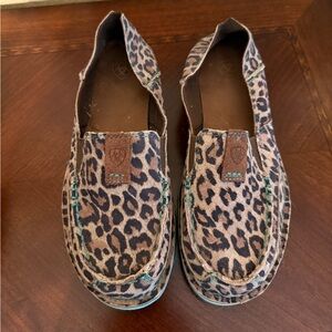 Womens Ariat Leopard Print Slip-On Shoes